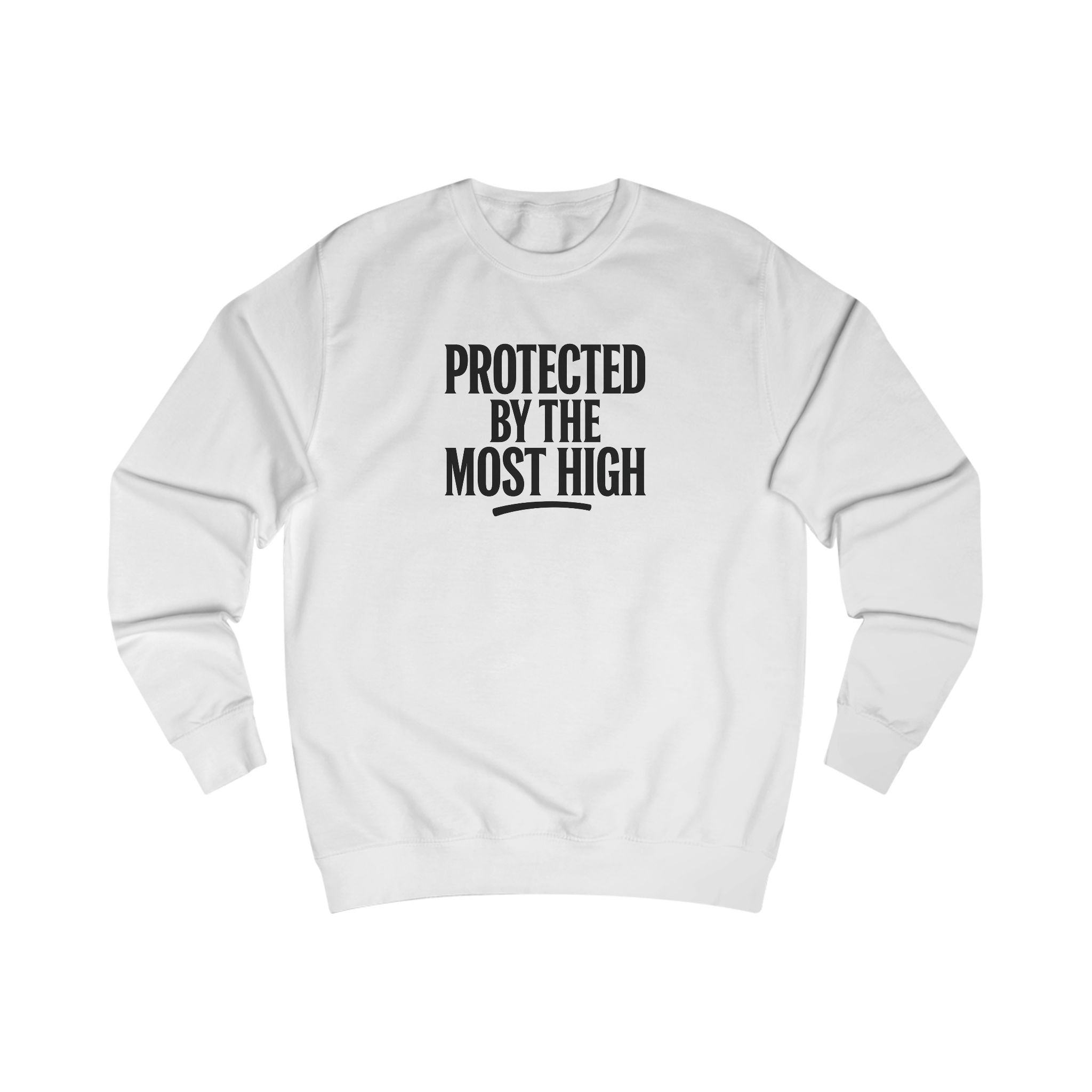 Protected By The Most High Sweatshirt — Psalm Inspirational Crewneck