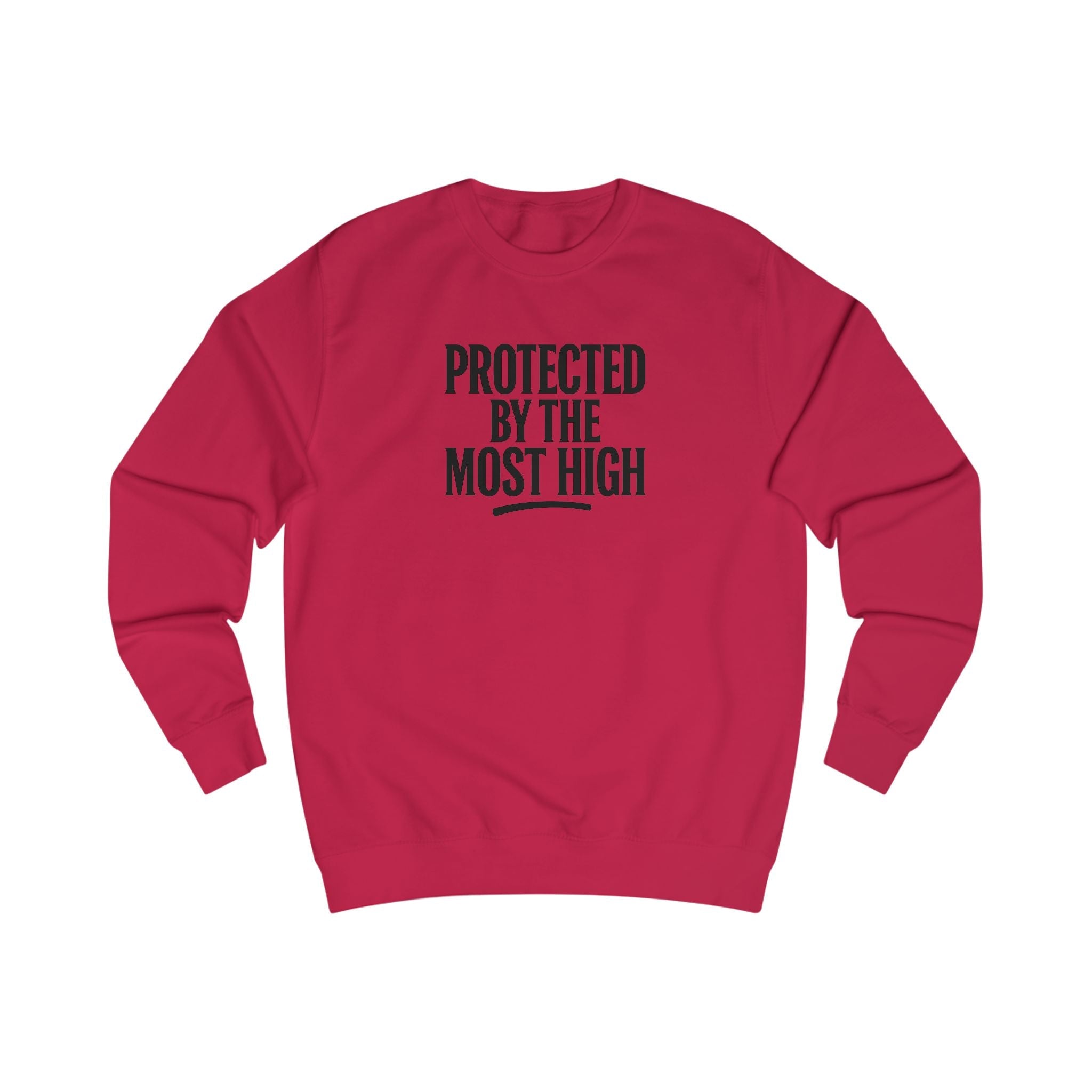 Protected By The Most High Sweatshirt — Psalm Inspirational Crewneck