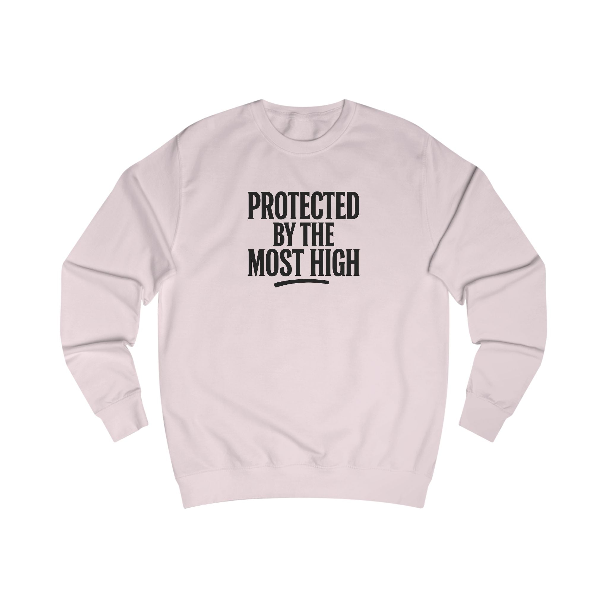 Protected By The Most High Sweatshirt — Psalm Inspirational Crewneck
