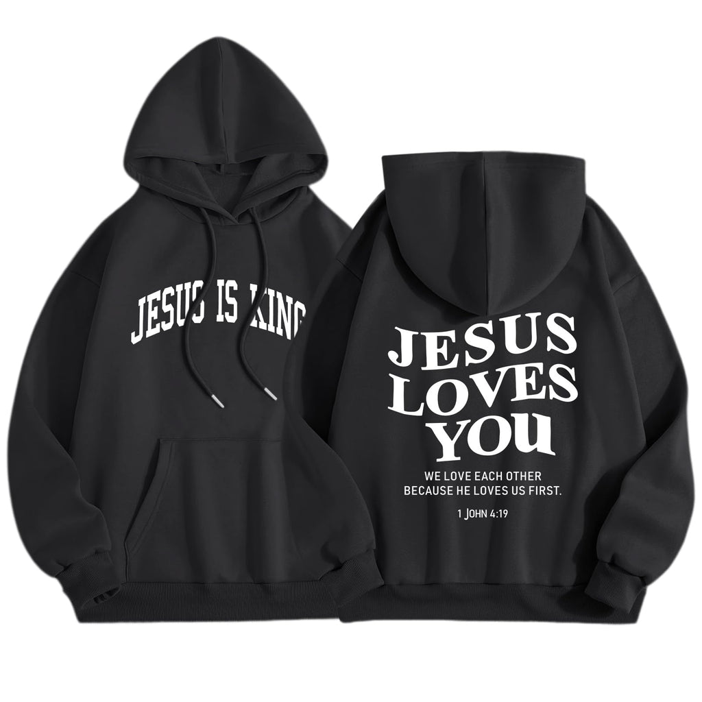 Jesus Is King Sweatshirts (BlackL)