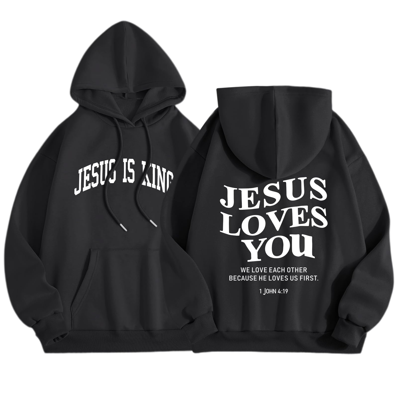 Jesus Is King Sweatshirts (BlackL)